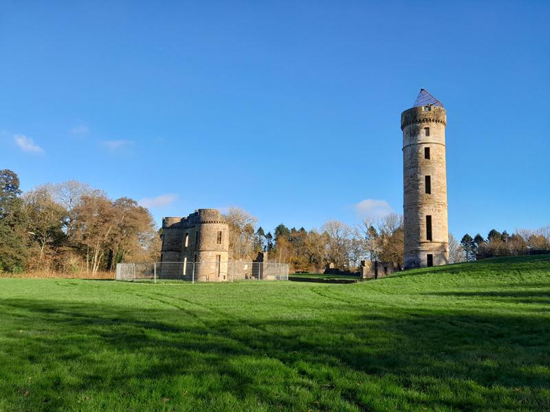 Ruins of Eglinton House near Kilwinning