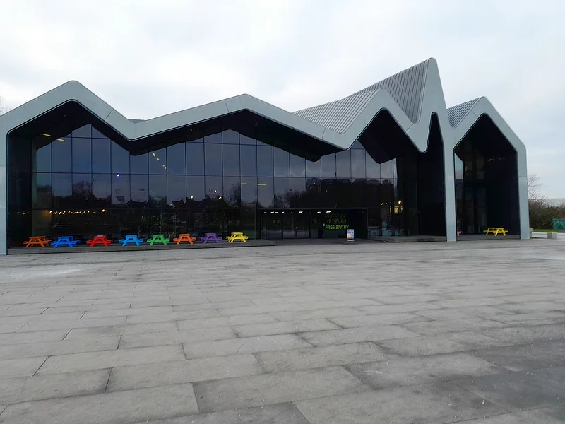 Riverside museum entrance