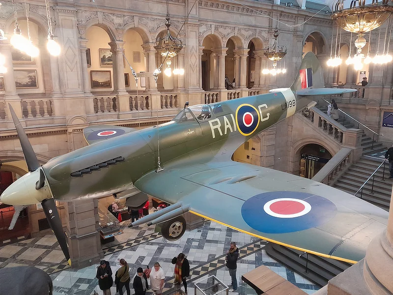 Spitfire in the Kelvingrove museum