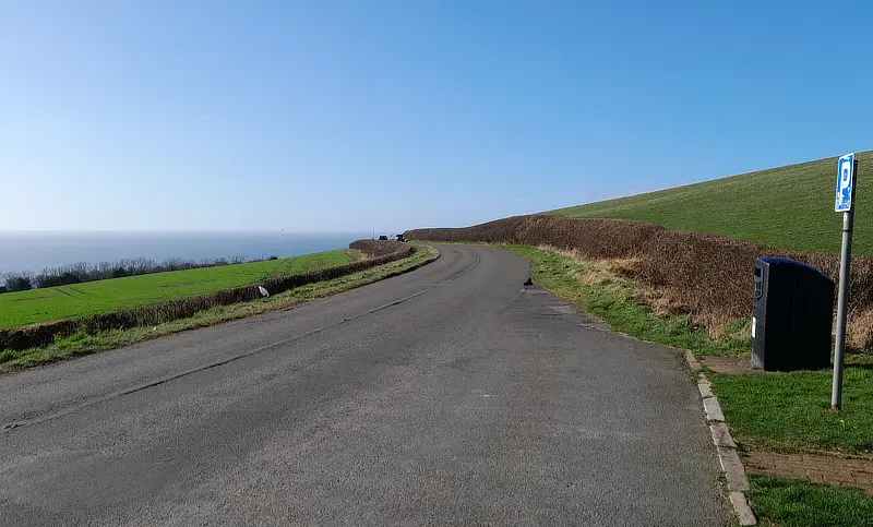 The road at Electric Brae.