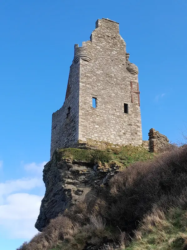 Greenan Castle close-up