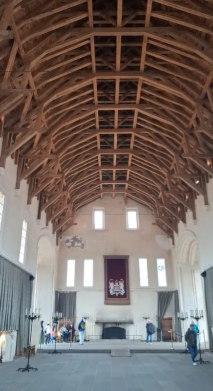 Great hall The great hall at Stirling Castle.